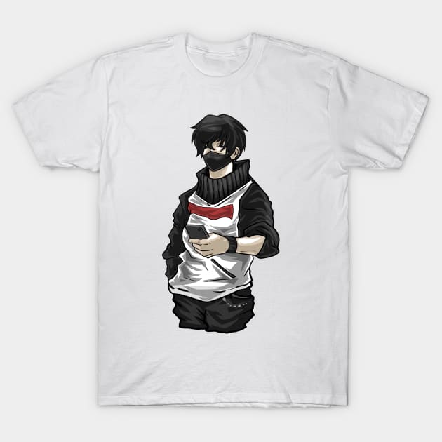 Anime boy t shirt sale